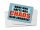 Blechpostkarte Spruch 14x10 cm ohne uns hat Chaos kein Zuhause Deko Schild