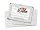 Blechpostkarte Spruch 14x10 cm wo Liebe den Tisch deckt Essen Deko Schild