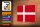 Holzschild Flagge Dänemark 18x12cm Flag of Denmark