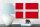 Holzschild Flagge Dänemark 18x12cm Flag of Denmark