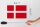 Holzschild Flagge Dänemark 18x12cm Flag of Denmark