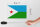 Holzschild Flagge Dschibuti 18x12cm Flag of Djibouti
