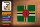Holzschild Flagge Dominicas 18x12cm Flag of Dominica