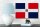 Holzschild Flagge Dominikanische Republik 18x12cm Flag