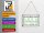 Blechpostkarte Spruch 14x10cm Blume Knick Schmetterling dick Deko Schild