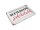 Blechpostkarte Spruch 14x10 cm Blutgruppe Schokolade Metall Deko Schild