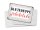 Blechpostkarte Spruch 14x10 cm Blutgruppe Schokolade Metall Deko Schild