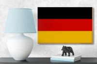 Holzschild Flagge Deutschlands 18x12 cm Flag of Germany Dekoration