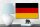 Holzschild Flagge Deutschlands 18x12 cm Flag of Germany Dekoration
