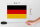 Holzschild Flagge Deutschlands 18x12 cm Flag of Germany Dekoration