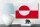Holzschild Flagge Grönlands 18x12 cm flag of Greenland Dekoration