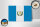 Holzschild Flagge Guatemalas 18x12 cm Flag of Guatemala Dekoration