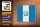 Holzschild Flagge Guatemalas 18x12 cm Flag of Guatemala Dekoration