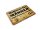 Blechpostkarte Spruch 14x10 cm Wellness Männer Bier Fleisch Deko Schild