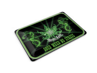 Blechpostkarte Spruch 14x10 cm High Life good weed no...