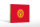 Holzschild Flagge Kirgisistans 18x12 cm Flag of Kyrgyzstan Dekoration