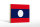 Holzschild Flagge Laos 18x12 cm Flag of Laos Dekoration