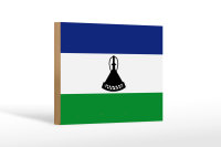 Holzschild Flagge Lesothos 18x12 cm Flag of Lesotho...