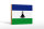 Holzschild Flagge Lesothos 18x12 cm Flag of Lesotho Dekoration