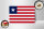 Holzschild Flagge Liberias 18x12 cm Flag of Liberia Dekoration