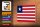 Holzschild Flagge Liberias 18x12 cm Flag of Liberia Dekoration