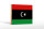 Holzschild Flagge Libyens 18x12 cm Flag of Libya Dekoration