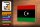 Holzschild Flagge Libyens 18x12 cm Flag of Libya Dekoration