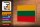 Holzschild Flagge Litauens 18x12 cm Flag of Lithuania Dekoration