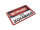 Blechpostkarte Hinweis 14x10 cm beware of Zombies Metall Deko Schild