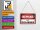 Blechpostkarte Hinweis 14x10 cm beware of Zombies Metall Deko Schild