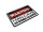 Blechpostkarte Hinweis 14x10 cm Warning Man Cave no woman Deko Schild