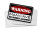 Blechpostkarte Hinweis 14x10 cm Warning Man Cave no woman Deko Schild