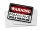 Blechpostkarte Hinweis 14x10 cm Warning Man Cave enter at your Deko Schild
