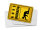 Blechpostkarte Alkohol 10x14 cm gone drinking lustig
