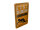 Blechpostkarte Alkohol 10x14 cm gone drinking will return when Deko Schild