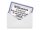 Blechpostkarte Spruch 14x10 cm Willkommen es ist jeder Gast Deko Schild
