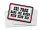 Blechpostkarte Spruch 14x10cm sei froh ich nicht dein Kind bin Deko Schild