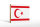 Holzschild Flagge Nordzypern 18x12 cm Flag Northern Cyprus Dekoration
