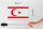 Holzschild Flagge Nordzypern 18x12 cm Flag Northern Cyprus Dekoration