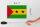 Holzschild Flagge São Tomé und Príncipe 18x12 cm São Tomé Dekoration