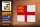 Holzschild Flagge Sark 18x12 cm Flag of Sark Dekoration