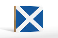 Holzschild Flagge Schottlands 18x12 cm Flag of Scotland...