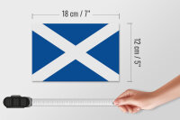 Holzschild Flagge Schottlands 18x12 cm Flag of Scotland Dekoration