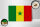 Holzschild Flagge Senegal 18x12 cm Flag of Senegal Dekoration