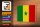 Holzschild Flagge Senegal 18x12 cm Flag of Senegal Dekoration