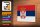 Holzschild Flagge Serbiens 18x12 cm Flag of Serbia Dekoration