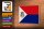 Holzschild Flagge Sint Maartens 18x12 cm Flag Sint Maarten Dekoration