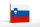 Holzschild Flagge Sloweniens 18x12 cm Flag of Slovenia Dekoration