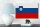 Holzschild Flagge Sloweniens 18x12 cm Flag of Slovenia Dekoration