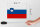 Holzschild Flagge Sloweniens 18x12 cm Flag of Slovenia Dekoration